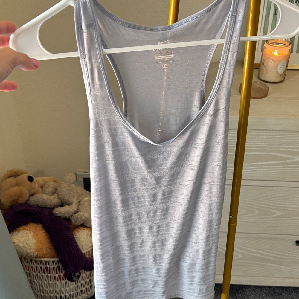 Nike Women’s Light Gray Racerback Tank